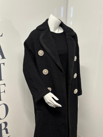 EDWARD ACHOUR PARIS BLACK COAT